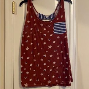 Disney Parks Americana Tie-Back Tank Top